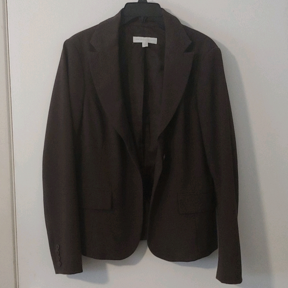 Dark brown NY&C suit jacket